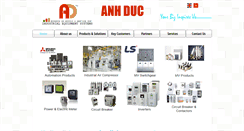 Desktop Screenshot of anhducgroup.com